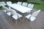 Imagen de Mesa Plegable Catering Camping Tipo Maletín Valija 1.80 M